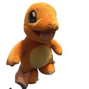 Build A‎ Bear Pokémon Charmander Plush w/ Pokémon Cape Flame Tail BAB Nintendo